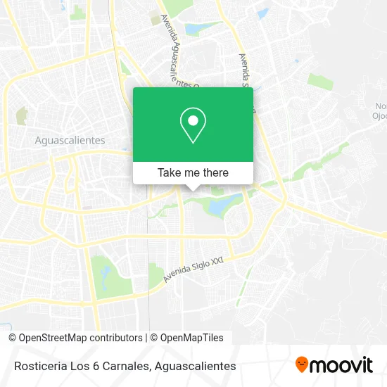 Rosticeria Los 6 Carnales map