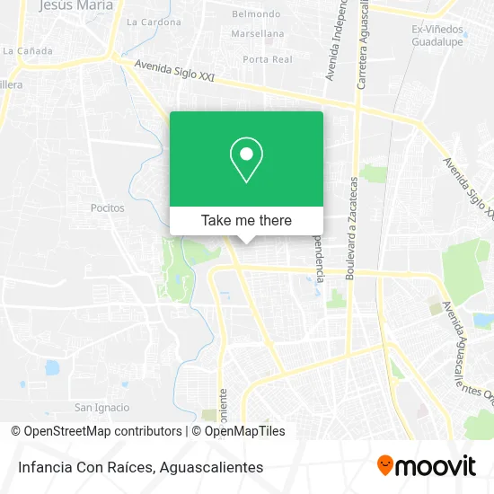 Infancia Con Raíces map