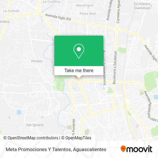 Meta Promociones Y Talentos map