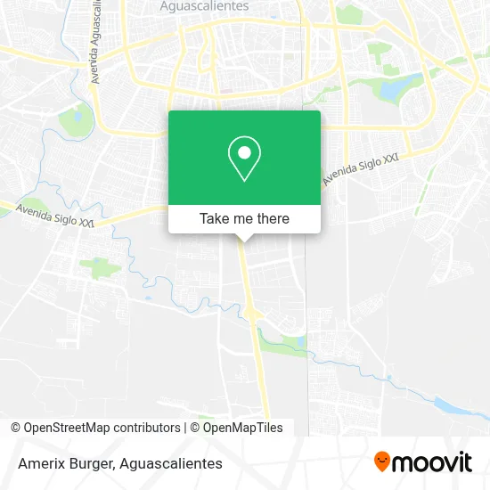 Amerix Burger map