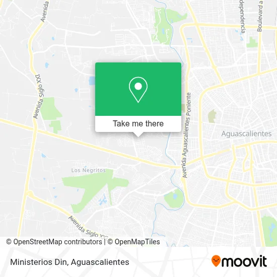 Ministerios Din map
