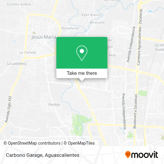 Carbono Garage map