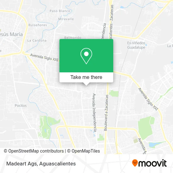 Madeart Ags map