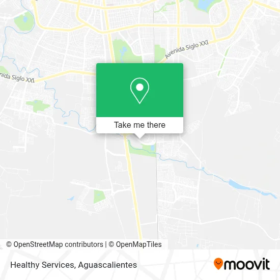 Healthy Services map
