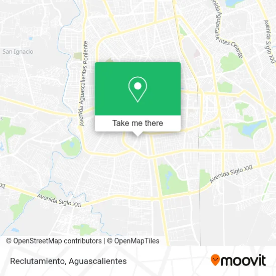 Reclutamiento map