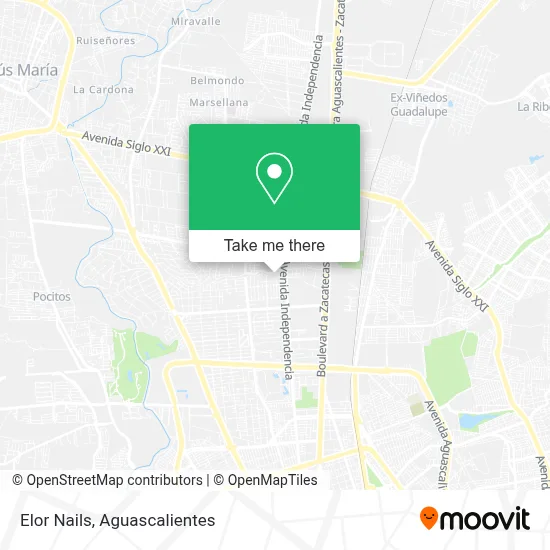 Elor Nails map