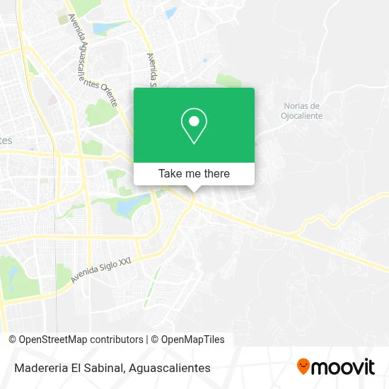Madereria El Sabinal map
