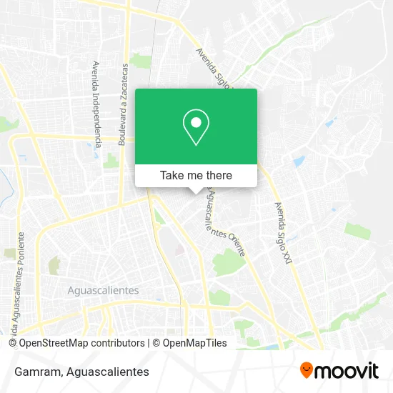 Gamram map