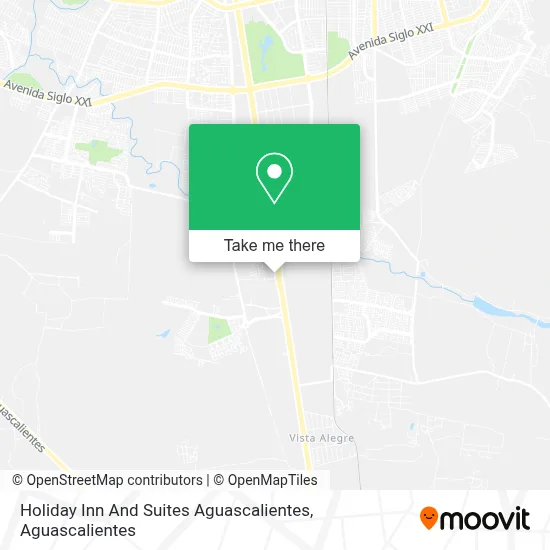 Holiday Inn And Suites Aguascalientes map