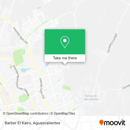 Barber El Kairo map