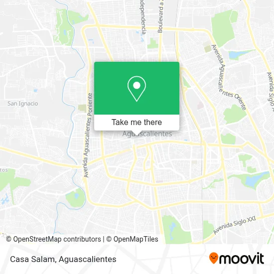 Casa Salam map
