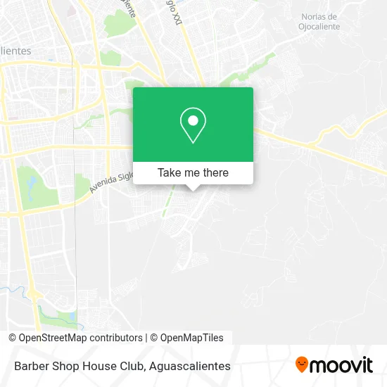 Barber Shop House Club map