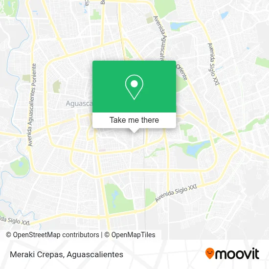 Meraki Crepas map