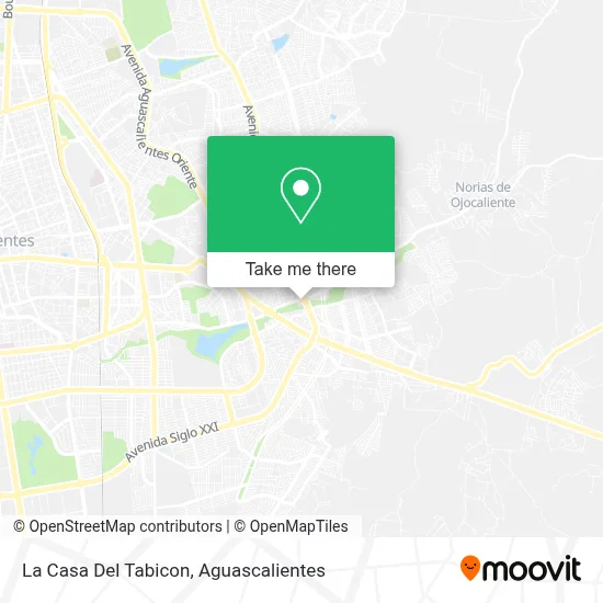 La Casa Del Tabicon map