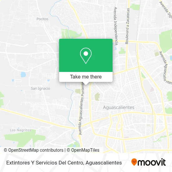 Extintores Y Servicios Del Centro map