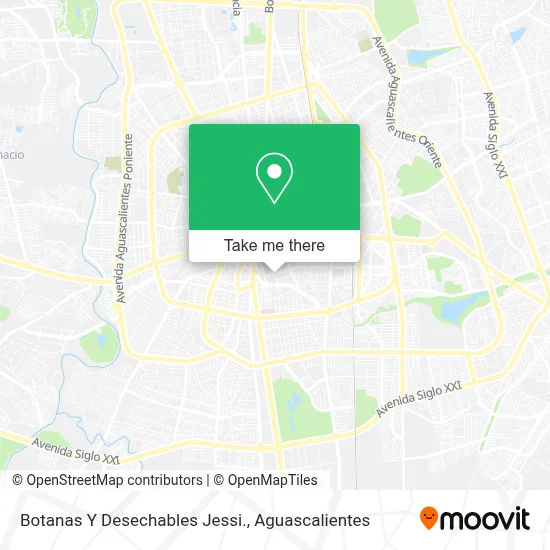 Botanas Y Desechables Jessi. map