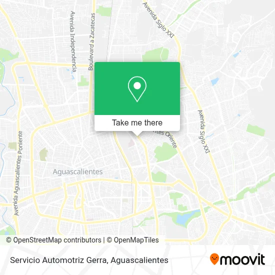 Servicio Automotriz Gerra map
