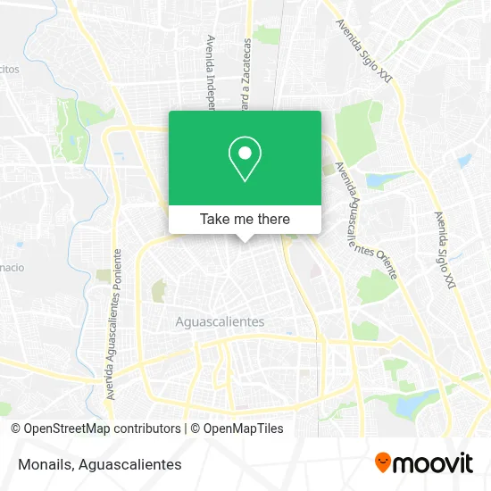 Monails map
