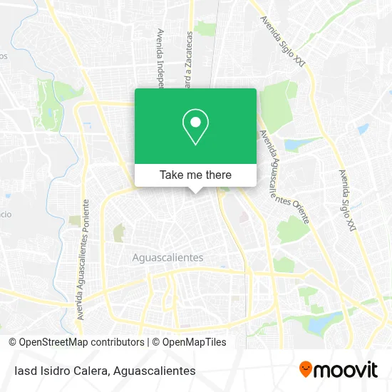 Iasd Isidro Calera map