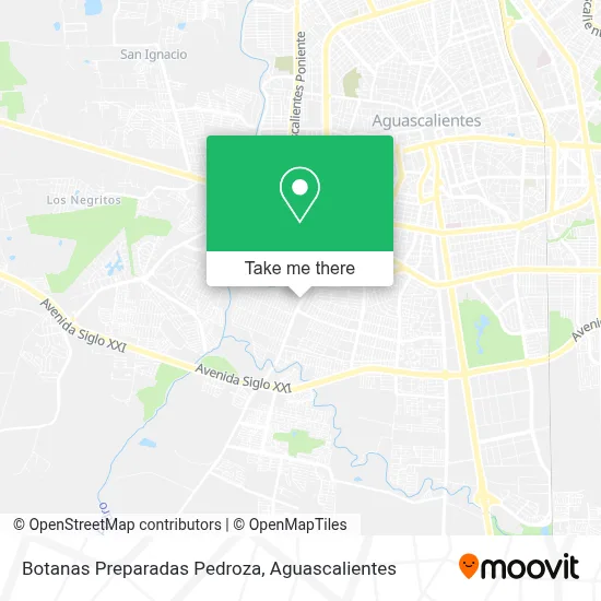 Botanas Preparadas Pedroza map