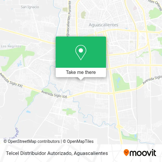 Telcel Distribuidor Autorizado map