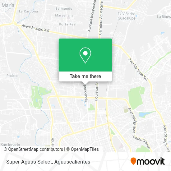 Super Aguas Select map