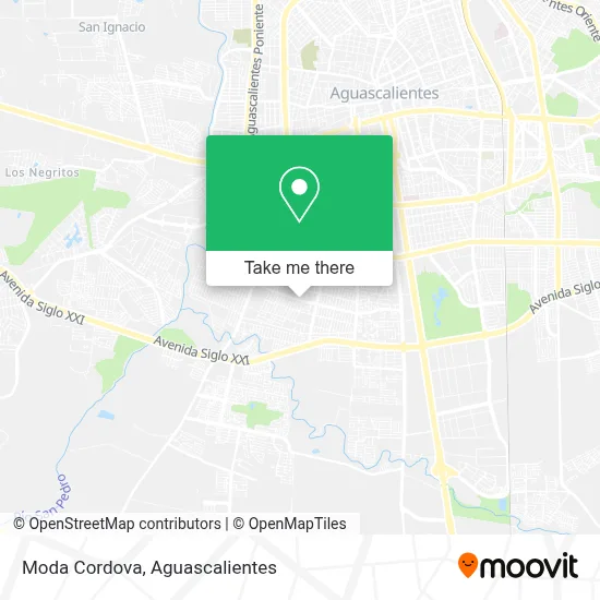 Moda Cordova map