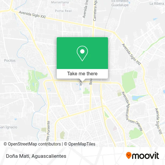 Doña Mati map