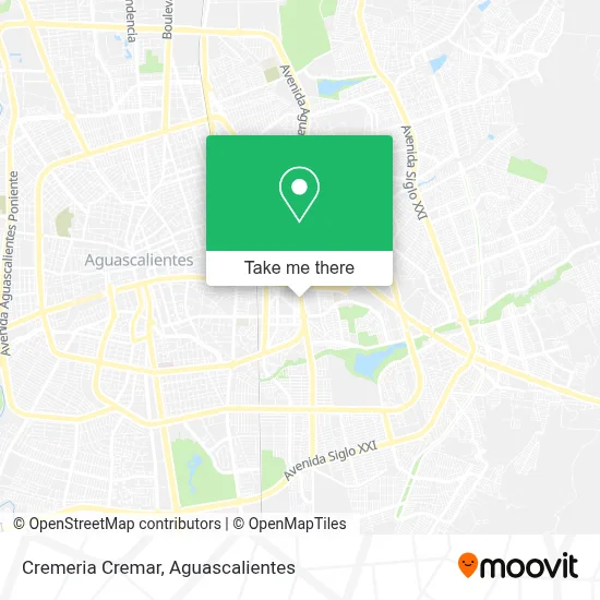 Cremeria Cremar map