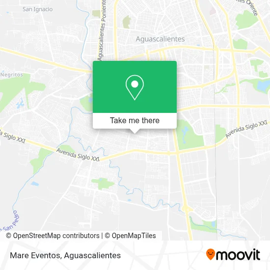 Mare Eventos map