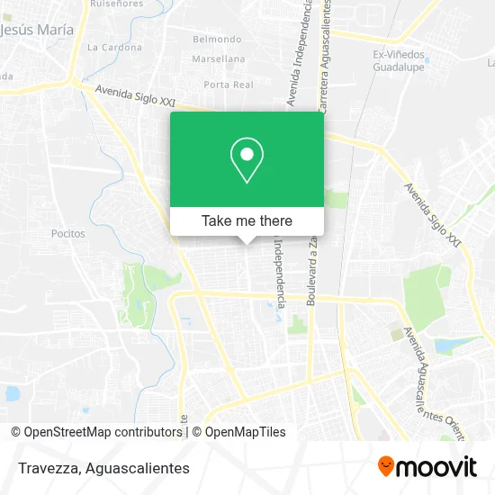 Travezza map