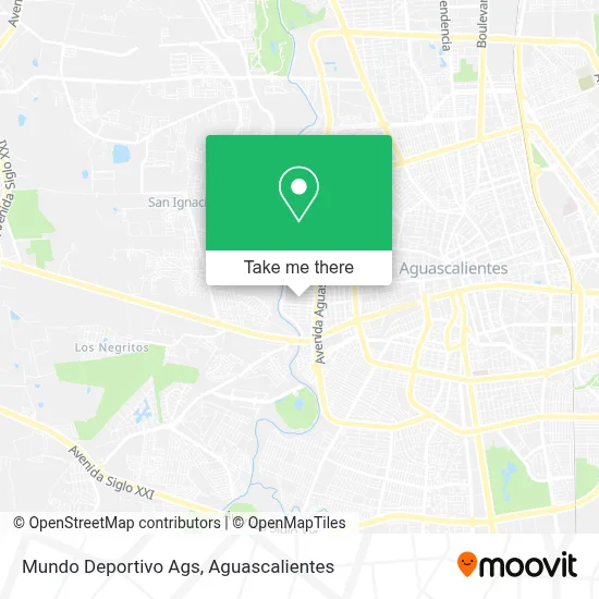 Mundo Deportivo Ags map