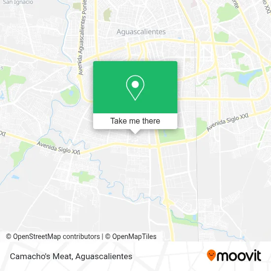 Camacho's Meat map