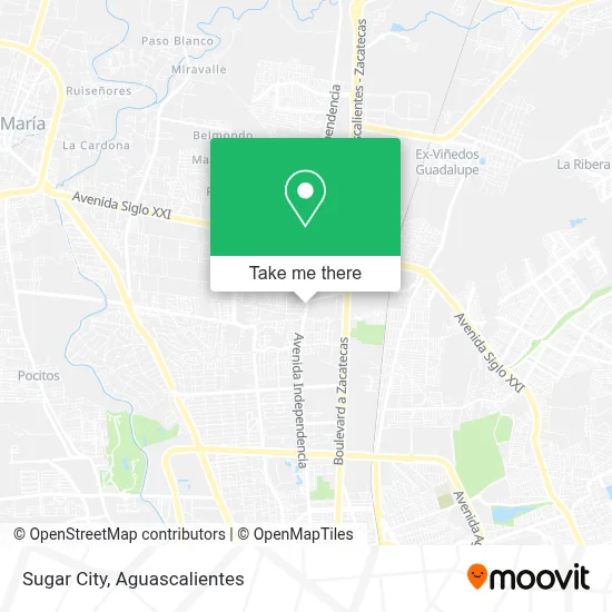 Sugar City map