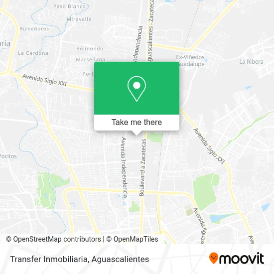 Transfer Inmobiliaria map