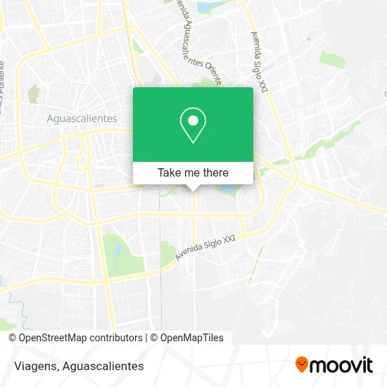Viagens map