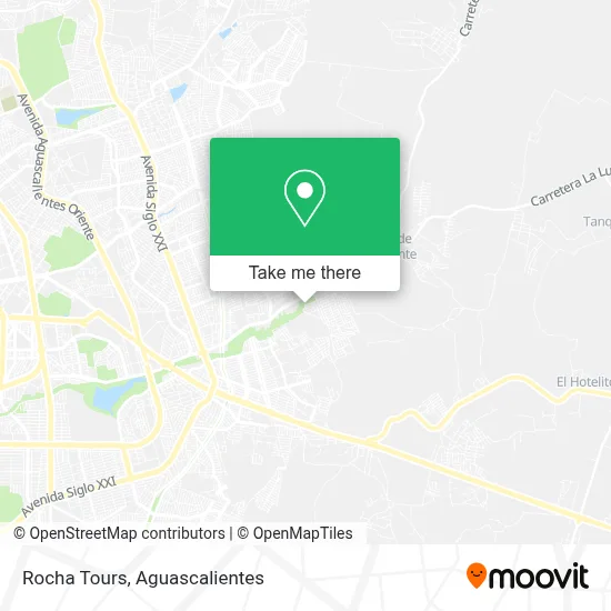 Rocha Tours map