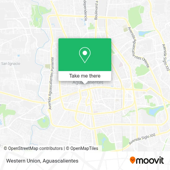 Western Union map