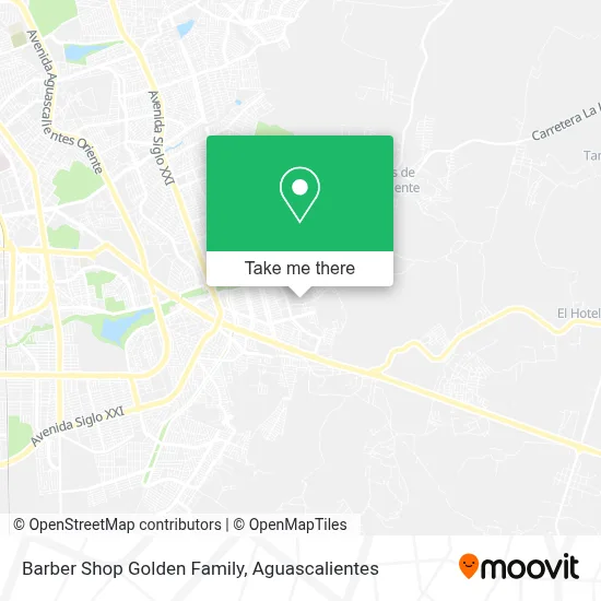 Barber Shop Golden Family map