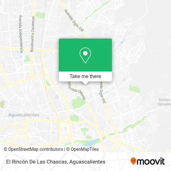 El Rincón De Las Chascas map