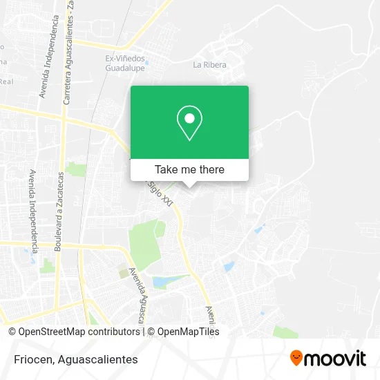 Friocen map