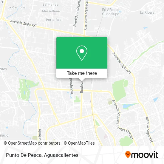 Punto De Pesca map