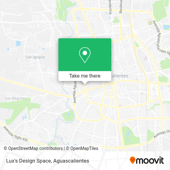 Lux's Design Space map