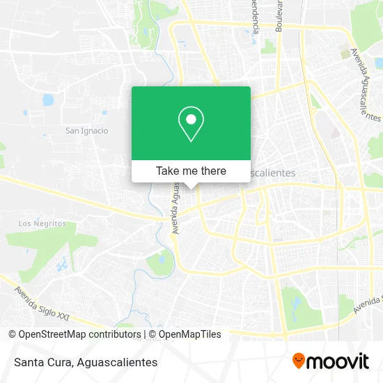 Santa Cura map