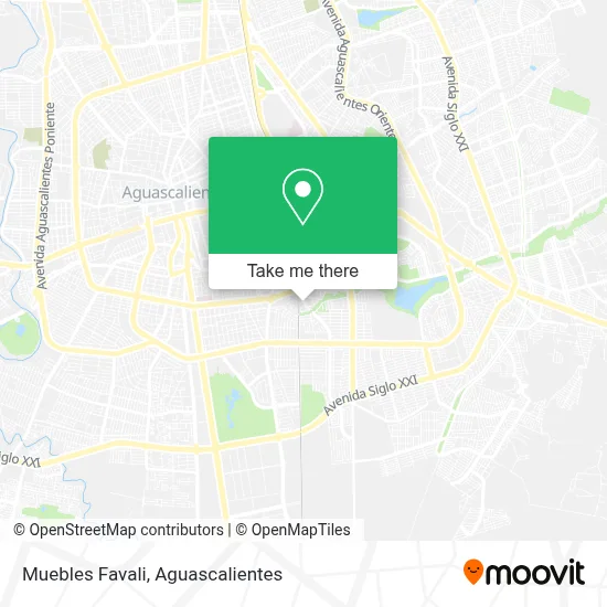 Muebles Favali map