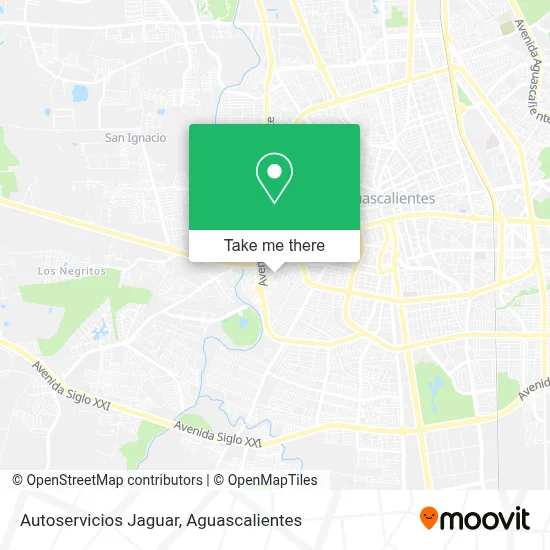 Autoservicios Jaguar map