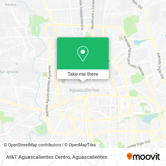 At&T Aguascalientes Centro map