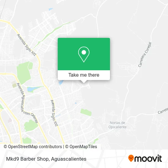 Mkd9 Barber Shop map