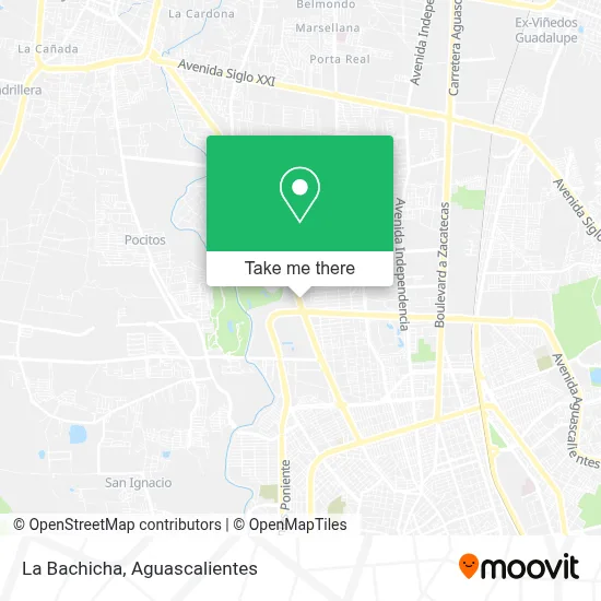 La Bachicha map