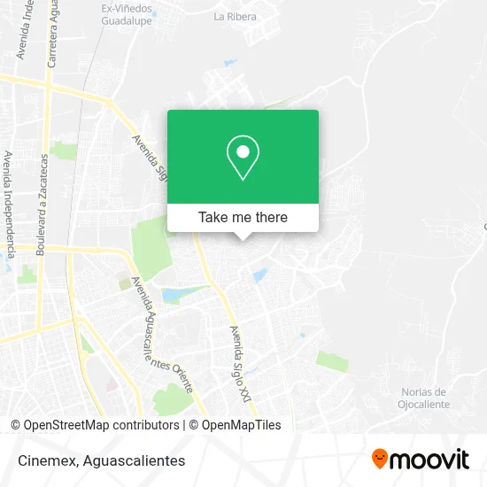 Cinemex map